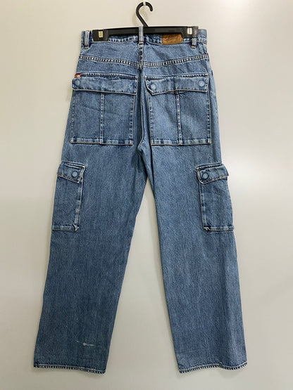 【現状渡し品】【メンズ】 ECHO UNLTD エコー アンリミテッド DENIM CARGO PANTS デニム カーゴ パンツ メンズ ボトムス ジーンズ 157-260720-em-22-min サイズ：32 カラー：インディゴ 万代Net店