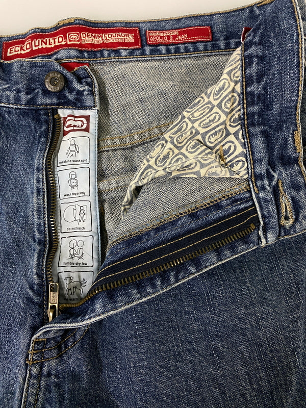 【現状渡し品】【メンズ】 ECHO UNLTD エコー アンリミテッド DENIM CARGO PANTS デニム カーゴ パンツ メンズ ボトムス ジーンズ 157-260720-em-22-min サイズ：32 カラー：インディゴ 万代Net店