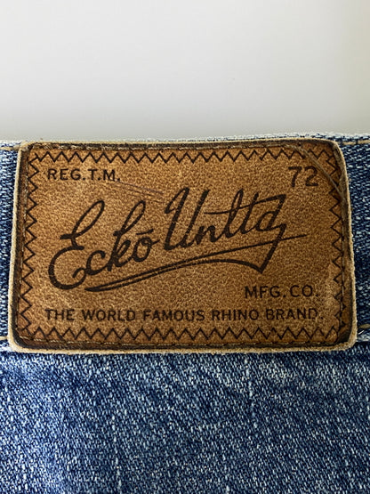【現状渡し品】【メンズ】 ECHO UNLTD エコー アンリミテッド DENIM CARGO PANTS デニム カーゴ パンツ メンズ ボトムス ジーンズ 157-260720-em-22-min サイズ：32 カラー：インディゴ 万代Net店