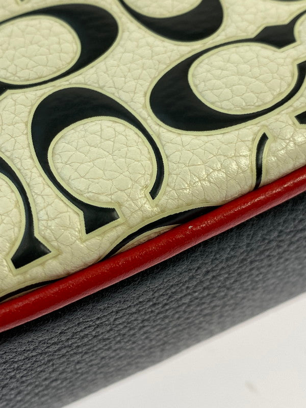 【中古品】【レディース】 COACH コーチ KEITH HARING MICKY MOUSE CROSSBODY BAG K2081-4888 キースヘリング クロスボディーバッグ ショルダーバッグ カバン 180-260313-yn-18-min カラー：アイボリー 万代Net店