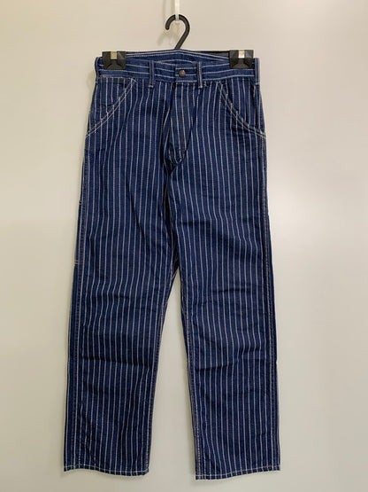 【中古品】【メンズ】 The REAL McCOY'S ザリアルマッコイズ 8HOUR UNION エイトアワーユニオン ウォバッシュストライプ ペインターパンツ ボトムス 156-260312-SH-19-min カラー：ネイビー 万代Net店