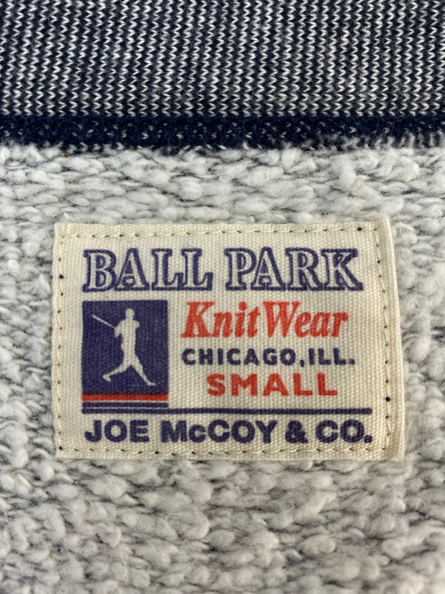 【中古品】【メンズ】 JOE McCOY ジョーマッコイ SWEAT CARDIGAN BALL PARK ボールパーク スウェット カーディガン メンズ 145-260311-em-20-min サイズ：S カラー：グレー系 万代Net店