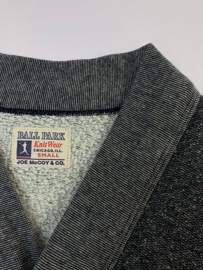 【中古品】【メンズ】 JOE McCOY ジョーマッコイ SWEAT CARDIGAN BALL PARK ボールパーク スウェット カーディガン メンズ 145-260311-em-20-min サイズ：S カラー：グレー系 万代Net店