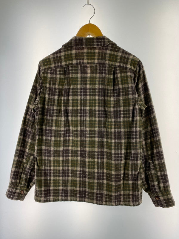 【中古品】【メンズ】 PENDLETON ペンドルトン BOARD SHIRT 50'S ボードシャツ 50年代 ヴィンテージ メンズ 長袖 シャツ 146-260311-em-36-min サイズ：S カラー：ブラウン系（チェック柄） 万代Net店