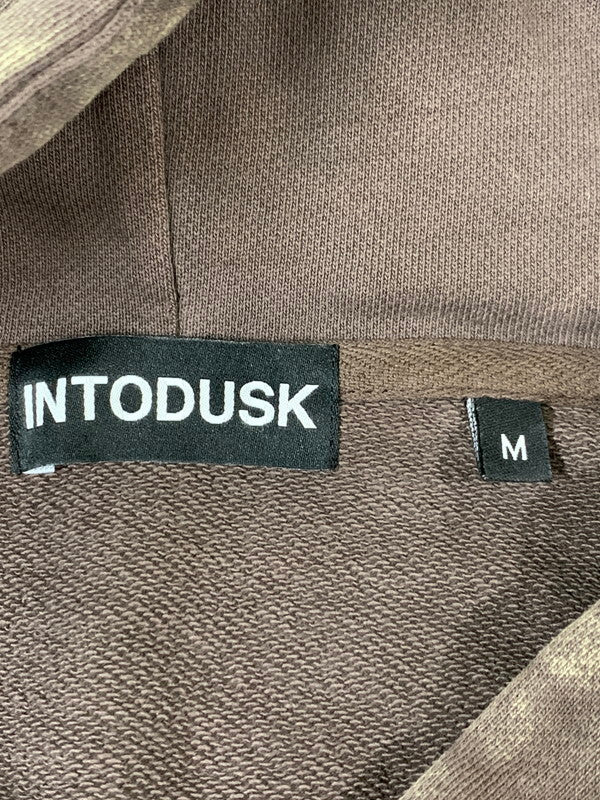 【中古品】【メンズ】 INTODUSK イントゥダスク LAYERED HOODIE レイヤードフーディー パーカー トップス 140-260312-SH-12-min サイズ：M カラー：ブラウンミスト 万代Net店