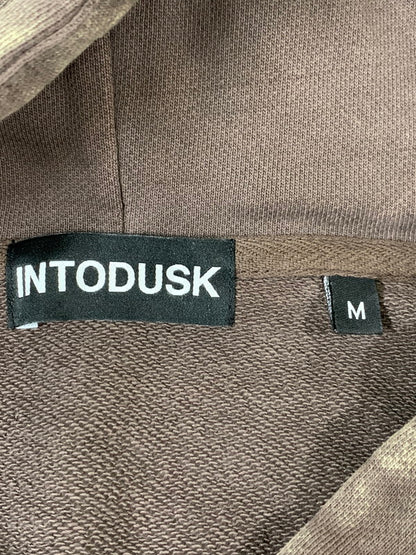 【中古品】【メンズ】 INTODUSK イントゥダスク LAYERED HOODIE レイヤードフーディー パーカー トップス 140-260312-SH-12-min サイズ：M カラー：ブラウンミスト 万代Net店