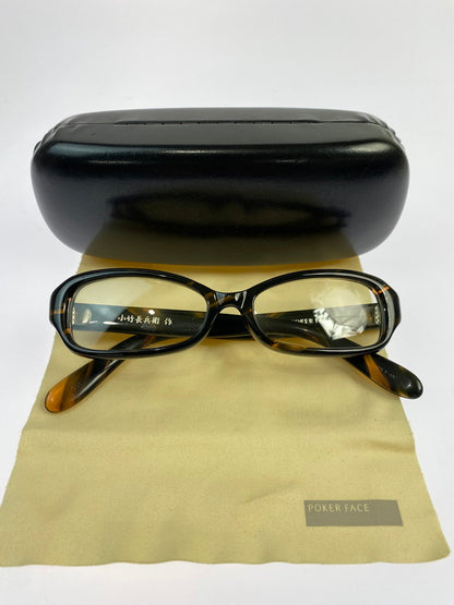 【中古品】【メンズ】 小竹長兵衛 × POKER FACE ポーカーフェイス GLASSES PKT-05 グラス メガネ メンズ ファッション 小物 203-260318-em-28-min カラー：ブラウン 万代Net店