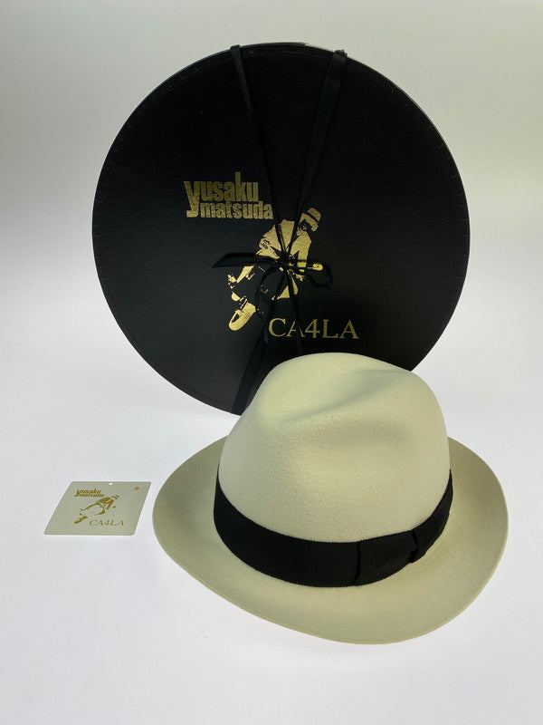 【中古品】【メンズ】 CA4LA カシラ WOOL HAT AKI00845 ウール ハット 帽子 185-260313-yn-17-min サイズ：L カラー：ホワイト 万代Net店