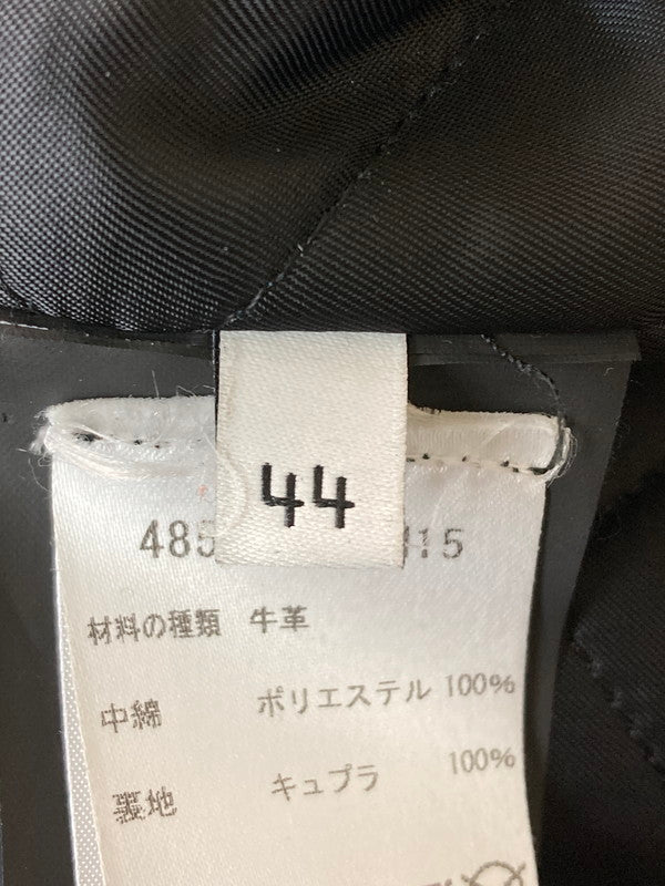 【中古品】【メンズ】 BALENCIAGA バレンシアガ AINT BIKET JACKET 18SS 485711 TWH15 ペインテッドバイカージャケット アウター 141-260313-yn-25-min サイズ：44 カラー：ブラック 万代Net店