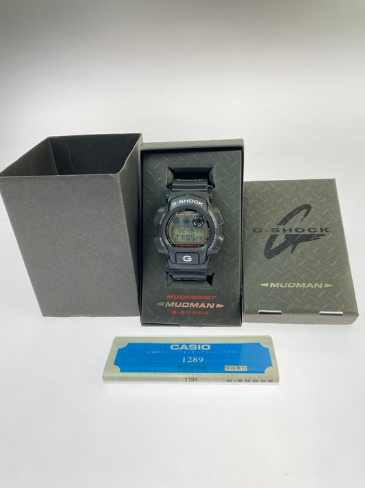 【中古品】【メンズ】 G-SHOCK ジーショック MUDRESIST MUDMAN DIGITAL 腕時計 DW-8400Z-1T マッドレジスト マッドマン デジタル ウォッチ メンズ 196-260318-em-21-min カラー：ブラック 万代Net店