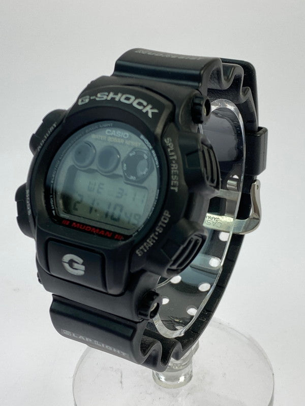 【中古品】【メンズ】 G-SHOCK ジーショック MUDRESIST MUDMAN DIGITAL 腕時計 DW-8400Z-1T マッドレジスト マッドマン デジタル ウォッチ メンズ 196-260318-em-21-min カラー：ブラック 万代Net店