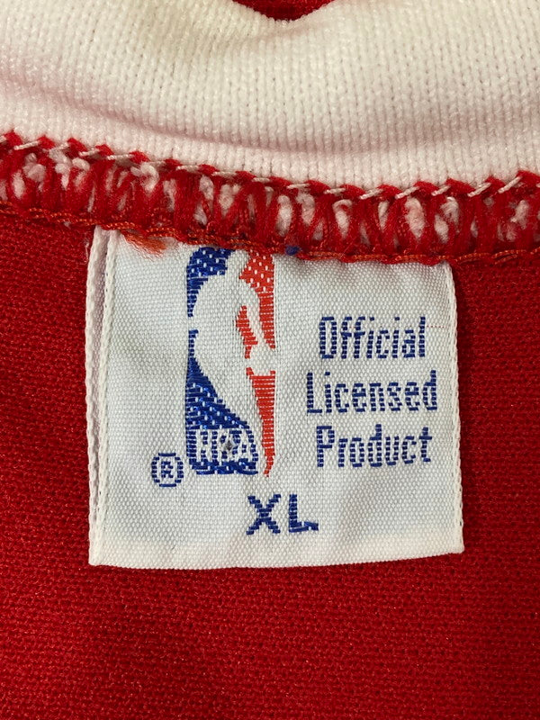 【中古品】【メンズ】 NBA エヌビーエー JORDAN JERSEY SAND KNIT 80'S ジョーダン ジャージー サンド ニット メンズ タンクトップ バスケットボール 146-260311-em-50-min サイズ：XL カラー：レッド 万代Net店