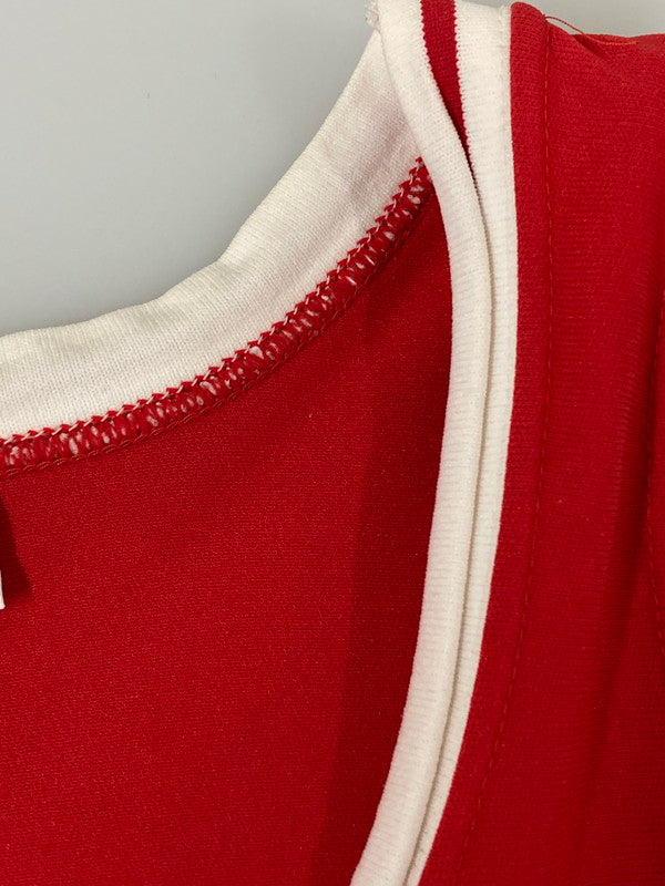 【中古品】【メンズ】 NBA エヌビーエー JORDAN JERSEY SAND KNIT 80'S ジョーダン ジャージー サンド ニット メンズ タンクトップ バスケットボール 146-260311-em-50-min サイズ：XL カラー：レッド 万代Net店