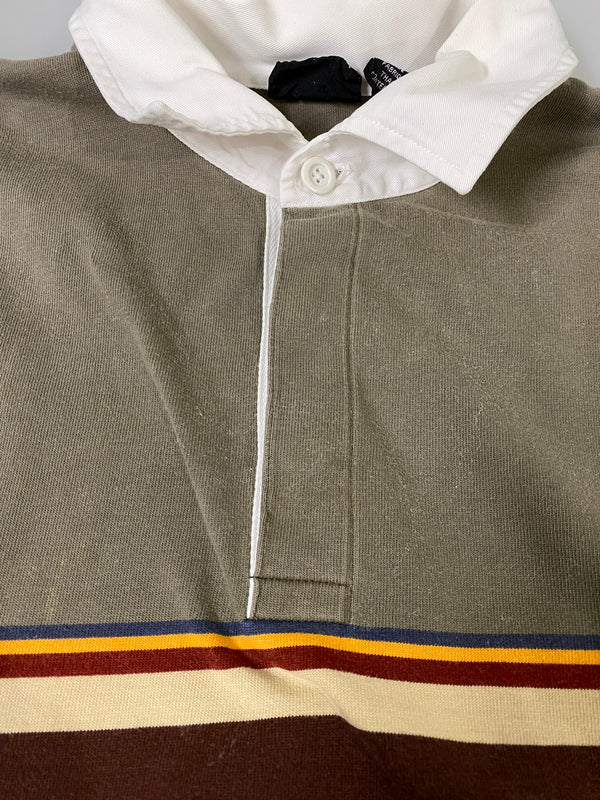 【中古品】【メンズ】 PATAGONIA パタゴニア ラガーシャツ メンズ 長袖 白襟 144-260702-hu-37-min サイズ：Ｓ カラー：カーキ系 万代Net店