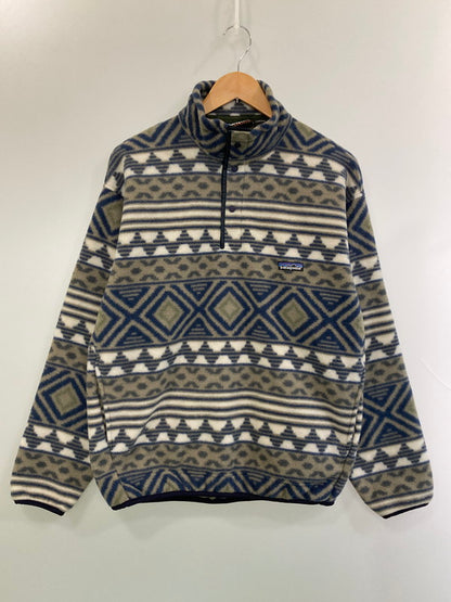 【中古美品】【メンズ】 patagonia パタゴニア SYNCHILLA SNAP-T シンチラ スナップT サルティーヨ トップス 144-260313-yn-27-min サイズ：M カラー：ブルー系 万代Net店