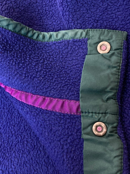 【中古品】【メンズ】 patagonia パタゴニア 90's SNAP-T 90年代 スナップT 雪無 トップス 144-260313-yn-28-min サイズ：XL カラー：ブルー系 万代Net店