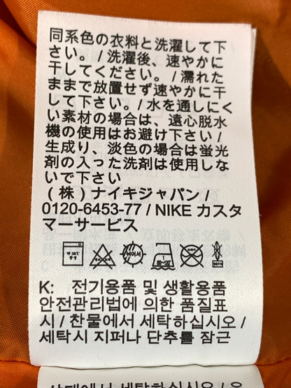 【中古品】【メンズ】 JORDAN BRAND ジョーダン ブランド M J BRK CLGTE VRSTY JKT ジャケット スタジアムジャンパー スタジャン 上着 アウター 148-260812-hu-22-min サイズ：XL カラー：ブラック/オレンジ 万代Net店