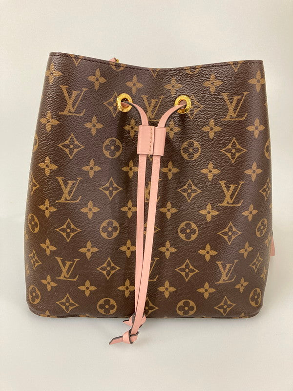 【中古品】【レディース】 LOUIS VUITTON ルイ・ヴィトン モノグラム ネオノエMM M44022 ショルダーバッグ カバン 179-260310-jt-01-min カラー：ブラウン/ローズプードル 万代Net店