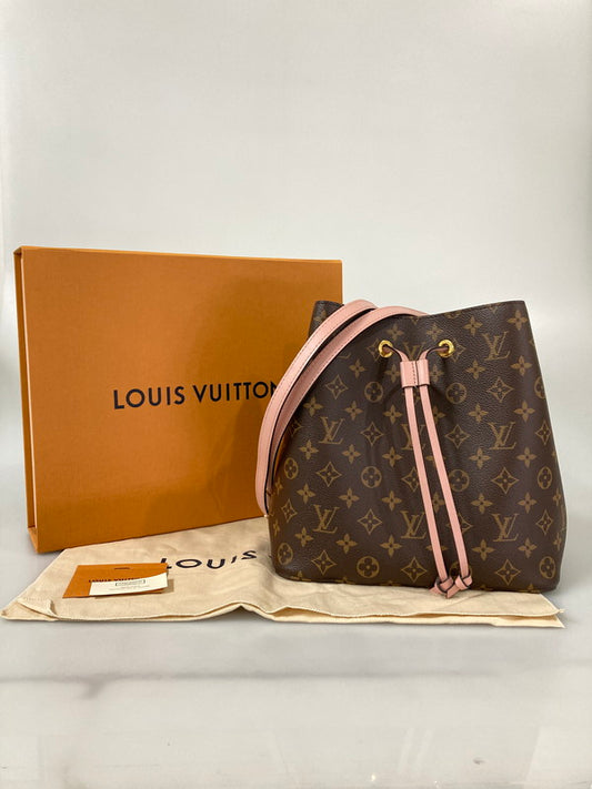 【中古品】【レディース】 LOUIS VUITTON ルイ・ヴィトン モノグラム ネオノエMM M44022 ショルダーバッグ カバン 179-260310-jt-01-min カラー：ブラウン/ローズプードル 万代Net店