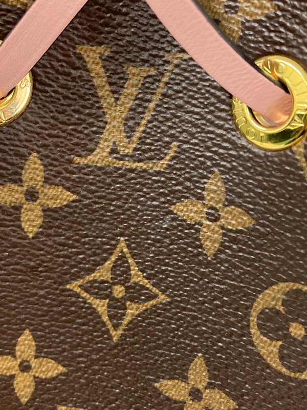 【中古品】【レディース】 LOUIS VUITTON ルイ・ヴィトン モノグラム ネオノエMM M44022 ショルダーバッグ カバン 179-260310-jt-01-min カラー：ブラウン/ローズプードル 万代Net店