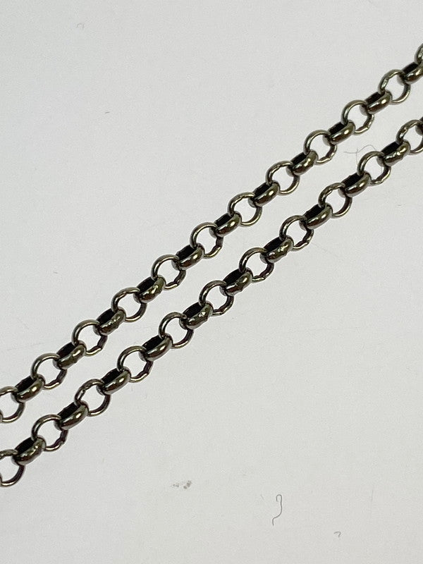 【中古品】【メンズ/レディース】 GUCCI グッチ NECKLACE インターロッキングGネックレス アクセサリー 182-260316-yn-24-min カラー：シルバー 万代Net店