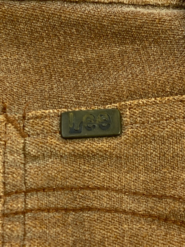 【中古品】【メンズ】 LEE リー 70S ベロアパンツ ボトムス 157-260727-jt-14-min サイズ：31 34 カラー：ライトブラウン 万代Net店