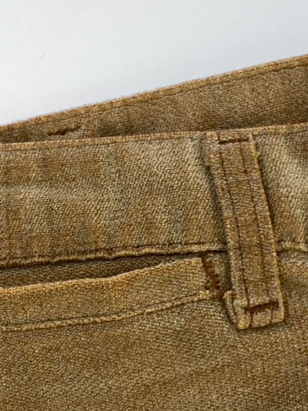 【中古品】【メンズ】 LEE リー 70S ベロアパンツ ボトムス 157-260727-jt-14-min サイズ：31 34 カラー：ライトブラウン 万代Net店