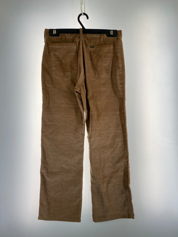 【中古品】【メンズ】 LEE リー 70S ベロアパンツ ボトムス 157-260727-jt-14-min サイズ：31 34 カラー：ライトブラウン 万代Net店