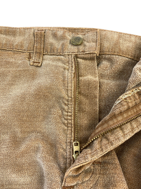 【中古品】【メンズ】 LEE リー 70S ベロアパンツ ボトムス 157-260727-jt-14-min サイズ：31 34 カラー：ライトブラウン 万代Net店