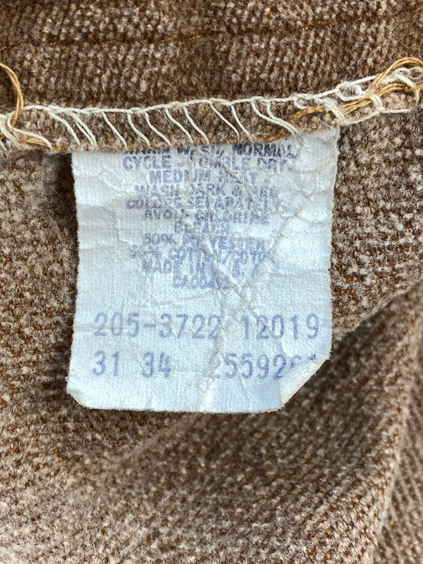 【中古品】【メンズ】 LEE リー 70S ベロアパンツ ボトムス 157-260727-jt-14-min サイズ：31 34 カラー：ライトブラウン 万代Net店