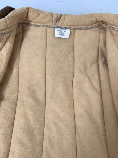 【現状渡し品】【メンズ】 REFRIGIWEAR リフリッジウェア QUILTING JACKET BROWN キルティング ジャケット メンズ アウター 防寒 アメリカ 146-260731-em-57-min サイズ：Ｌ カラー：ブラウン 万代Net店