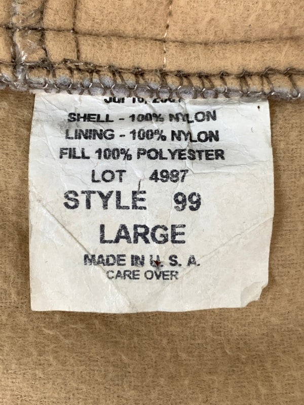 【現状渡し品】【メンズ】 REFRIGIWEAR リフリッジウェア QUILTING JACKET BROWN キルティング ジャケット メンズ アウター 防寒 アメリカ 146-260731-em-57-min サイズ：Ｌ カラー：ブラウン 万代Net店