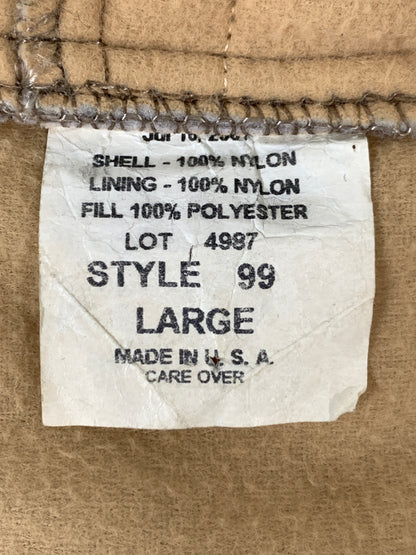 【現状渡し品】【メンズ】 REFRIGIWEAR リフリッジウェア QUILTING JACKET BROWN キルティング ジャケット メンズ アウター 防寒 アメリカ 146-260731-em-57-min サイズ：Ｌ カラー：ブラウン 万代Net店
