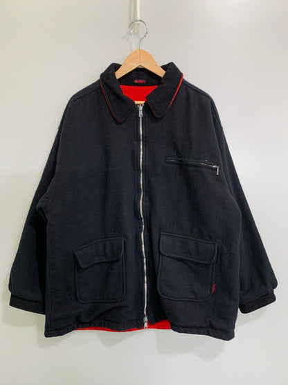 【現状渡し品】【メンズ】 MARLBORO マルボロ 90’s REVERSIBLE WOOL JACKET リバーシブル ウールジャケット アウター 146-260312-SH-15-min サイズ：XL カラー：ブラック/レッド 万代Net店