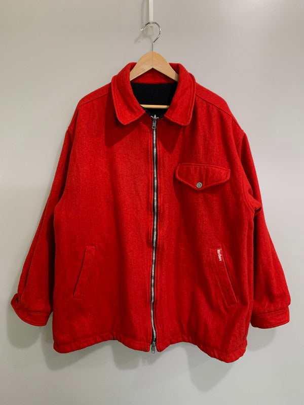 【現状渡し品】【メンズ】 MARLBORO マルボロ 90’s REVERSIBLE WOOL JACKET リバーシブル ウールジャケット アウター 146-260312-SH-15-min サイズ：XL カラー：ブラック/レッド 万代Net店