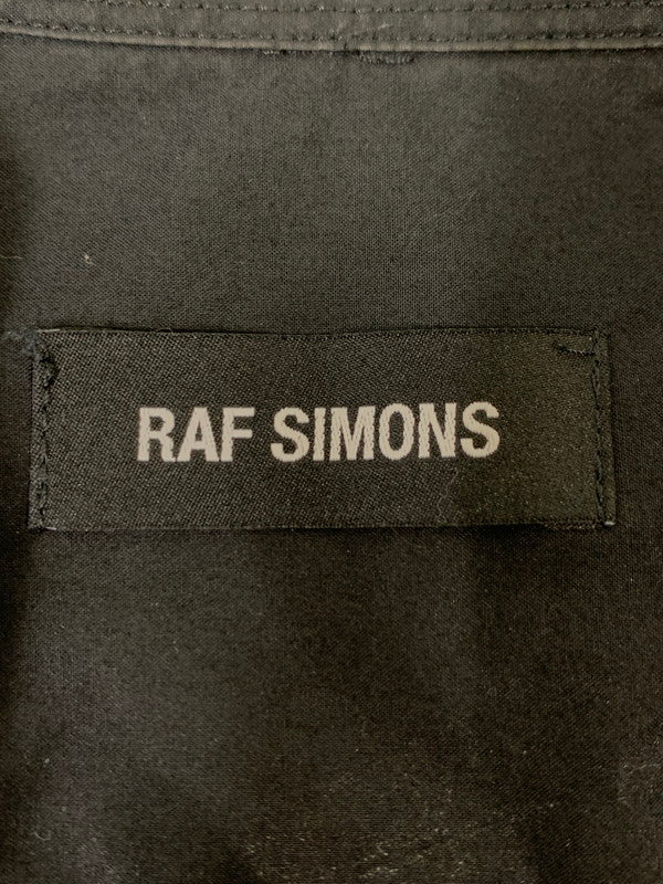 【中古品】【メンズ】 RAF SIMONS ラフシモンズ 20SS MY OWN PRIVATE ANTWERP PATCH SHIRTS パッチ オーバーサイズ シャツ 140-260314-cn-3-min サイズ：44 カラー：ブラック 万代Net店