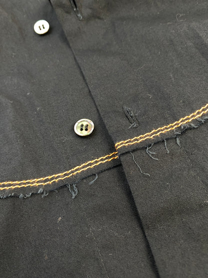 【現状渡し品】【メンズ】 KHOKI コッキ 19AW-B-01 L S SHIRT 長袖 シャツ トップス 140-260725-zi-05-min サイズ：2 カラー：ブラック 万代Net店