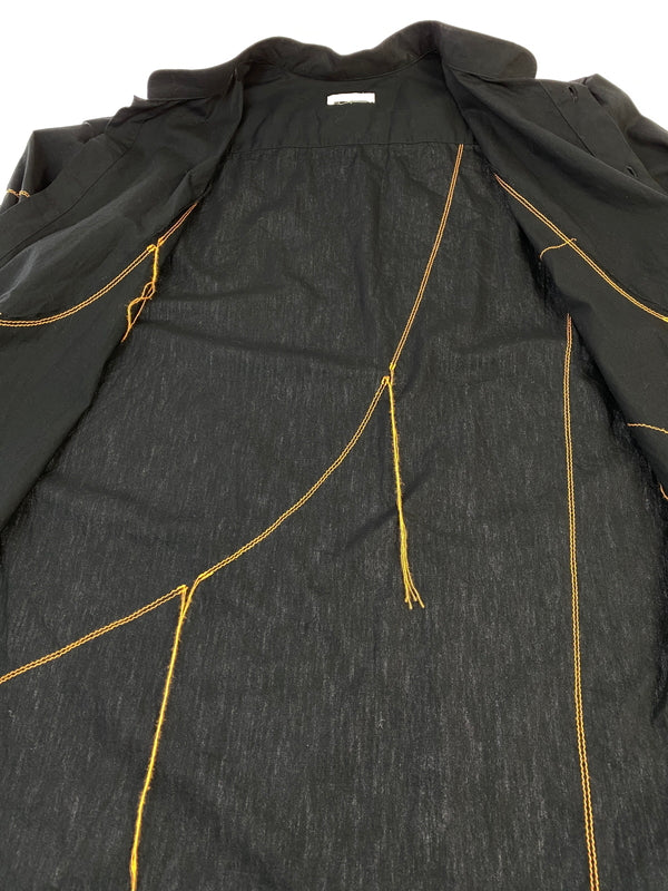 【現状渡し品】【メンズ】 KHOKI コッキ 19AW-B-01 L S SHIRT 長袖 シャツ トップス 140-260725-zi-05-min サイズ：2 カラー：ブラック 万代Net店
