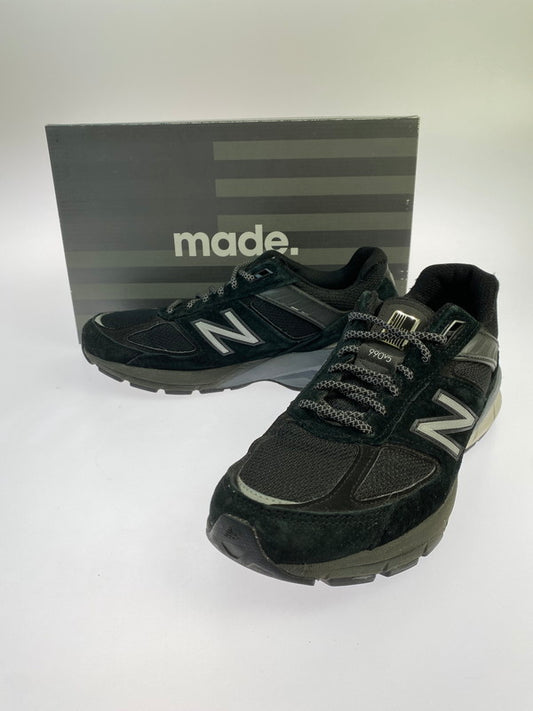 【中古品】【メンズ】 NEW BALANCE ニューバランス M990BK5 スニーカー メンズ 靴 シューズ 163-260318-em-06-min サイズ：26.5cm カラー：ブラック 万代Net店
