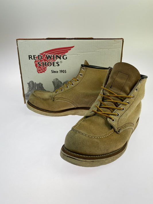 【中古品】【メンズ】 RED WING レッドウィング 6-INCH CLASSIC MOC 6 08173-1 6インチ クラシックモック ブーツ 靴 メンズ 165-260318-em-15-min サイズ：UK 7 1/2 カラー：ベージュ 万代Net店