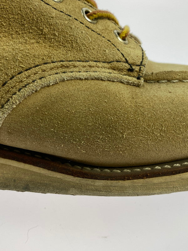 【中古品】【メンズ】 RED WING レッドウィング 6-INCH CLASSIC MOC 6 08173-1 6インチ クラシックモック ブーツ 靴 メンズ 165-260318-em-15-min サイズ：UK 7 1/2 カラー：ベージュ 万代Net店