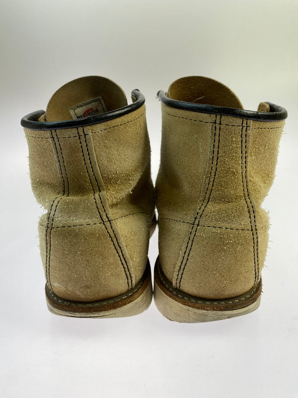【中古品】【メンズ】 RED WING レッドウィング 6-INCH CLASSIC MOC 6 08173-1 6インチ クラシックモック ブーツ 靴 メンズ 165-260318-em-15-min サイズ：UK 7 1/2 カラー：ベージュ 万代Net店