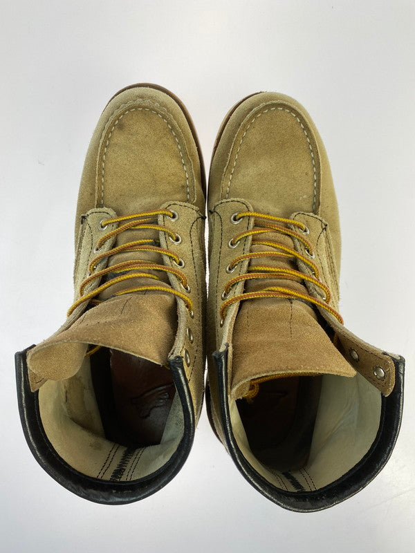 【中古品】【メンズ】 RED WING レッドウィング 6-INCH CLASSIC MOC 6 08173-1 6インチ クラシックモック ブーツ 靴 メンズ 165-260318-em-15-min サイズ：UK 7 1/2 カラー：ベージュ 万代Net店