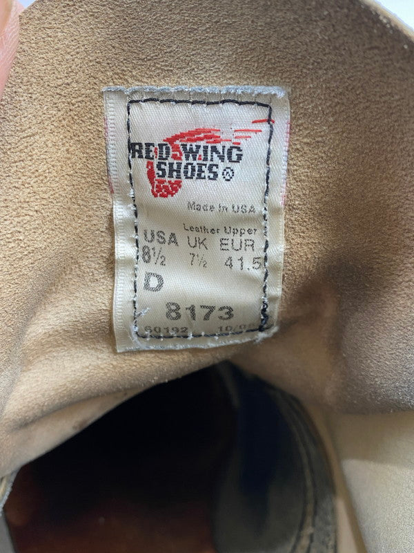 【中古品】【メンズ】 RED WING レッドウィング 6-INCH CLASSIC MOC 6 08173-1 6インチ クラシックモック ブーツ 靴 メンズ 165-260318-em-15-min サイズ：UK 7 1/2 カラー：ベージュ 万代Net店