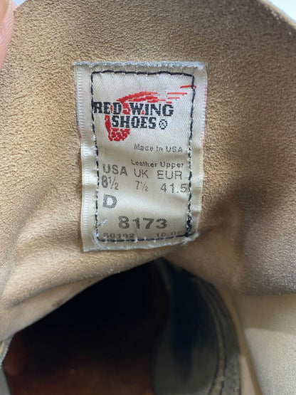 【中古品】【メンズ】 RED WING レッドウィング 6-INCH CLASSIC MOC 6 08173-1 6インチ クラシックモック ブーツ 靴 メンズ 165-260318-em-15-min サイズ：UK 7 1/2 カラー：ベージュ 万代Net店