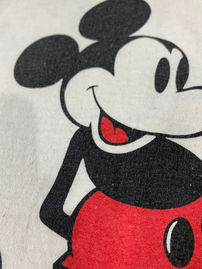 【中古品】【メンズ】 DISNEY 80's WALT DISNEY WORLD RAGLAN T-SHIRT 80年代 ウォルトディズニーワールド ラグランＴシャツ トップス 146-260316-yn-07-min サイズ：M カラー：レッド/ホワイト 万代Net店