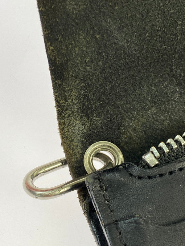 【現状渡し品】【メンズ】 The REAL McCOY'S ザリアルマッコイズ BUCO TRUCKER WALLET 長財布 200-260321-zi-12-min カラー：ブラック 万代Net店