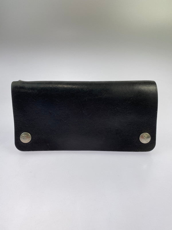 【現状渡し品】【メンズ】 The REAL McCOY'S ザリアルマッコイズ BUCO TRUCKER WALLET 長財布 200-260321-zi-12-min カラー：ブラック 万代Net店