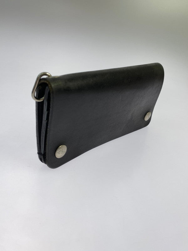 【現状渡し品】【メンズ】 The REAL McCOY'S ザリアルマッコイズ BUCO TRUCKER WALLET 長財布 200-260321-zi-12-min カラー：ブラック 万代Net店