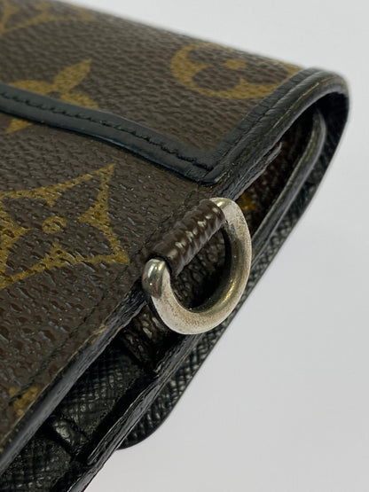 【現状渡し品】【メンズ/レディース】 LOUIS VUITTON ルイ・ヴィトン M60168 MI0161 モノグラムマカサー ポルトフォイユロン 長財布 179-260321-zi-06-min カラー：ブラウン 万代Net店